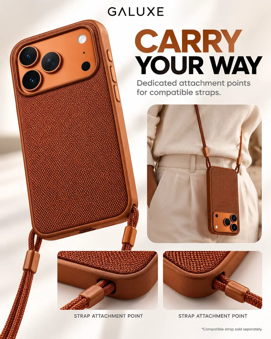 Techwoven Case for IPhones: Carry your way