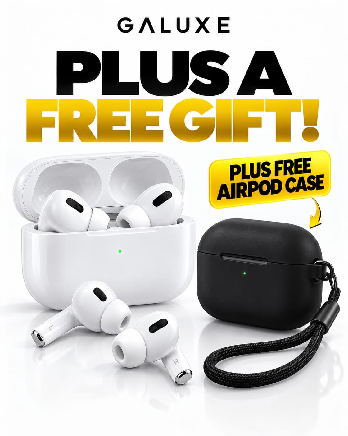 AirPods Pro 2 (UK version): A free case, on us.
