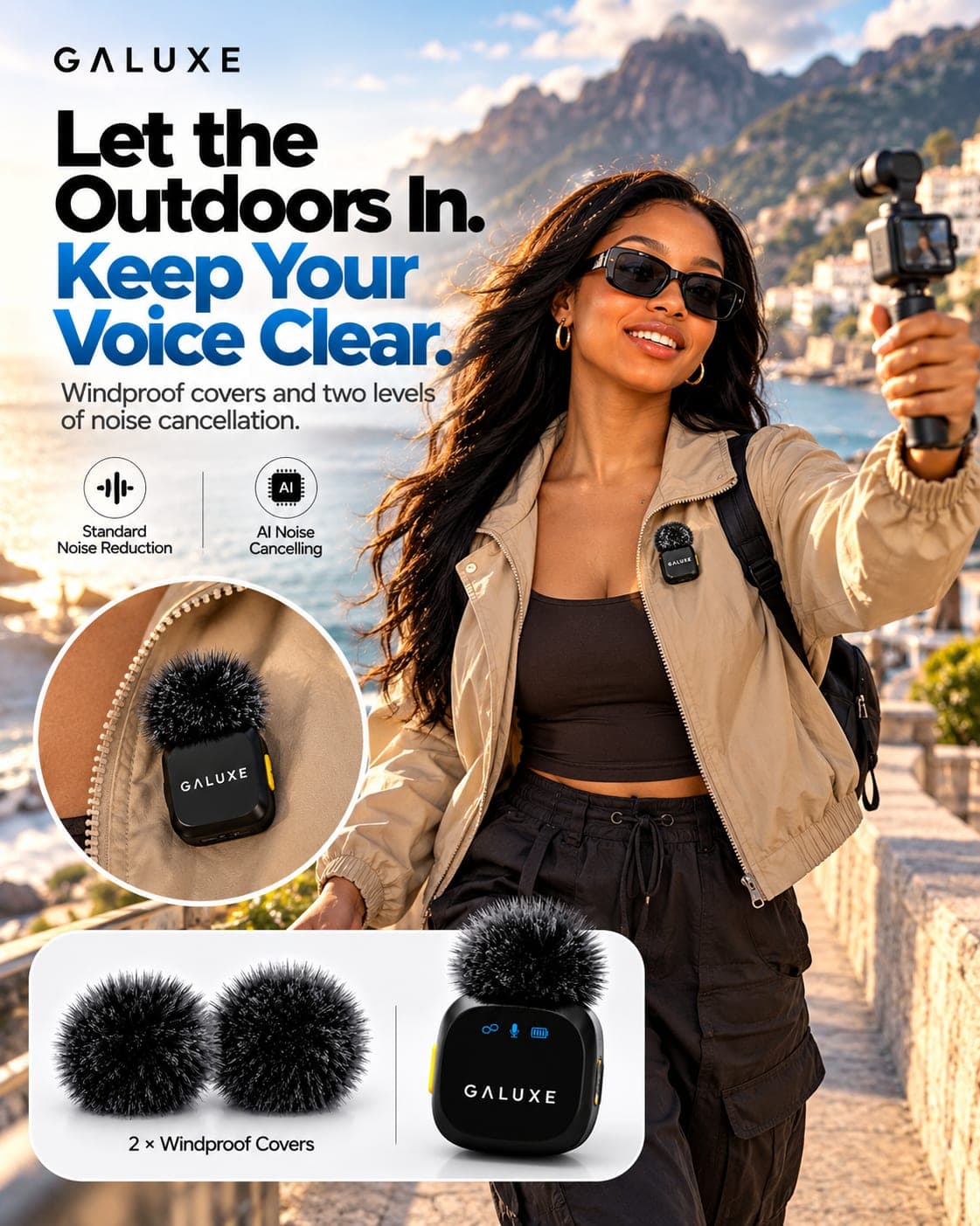 Galuxe Nano Mic: Cut the cable.