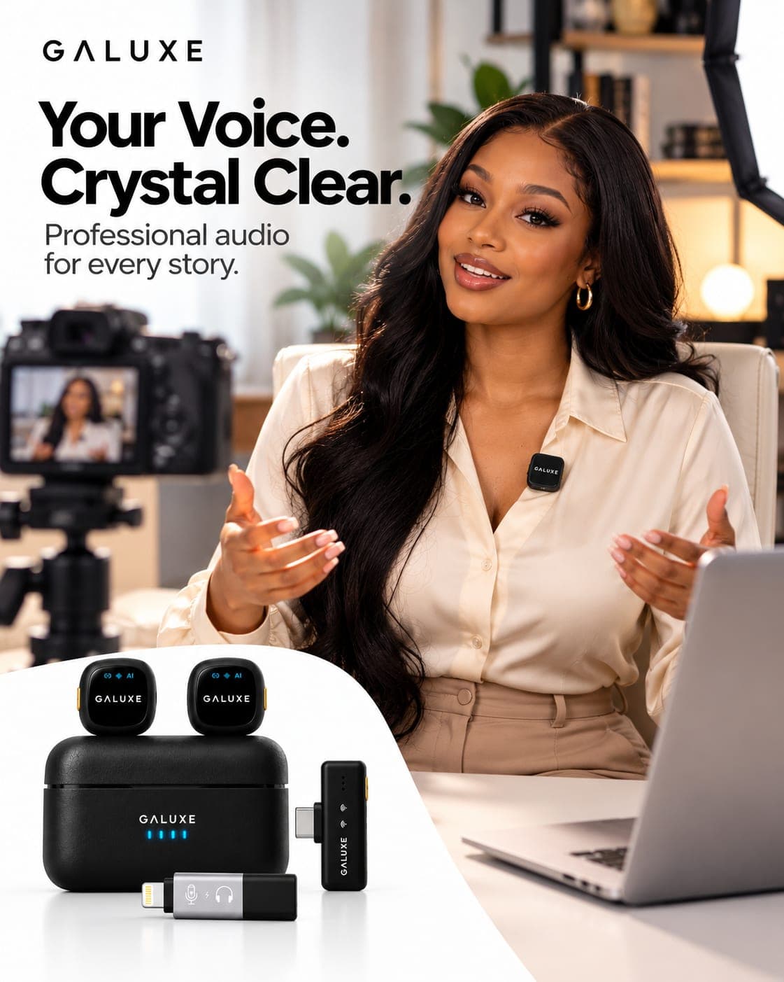 Galuxe Nano Mic: Voice first.