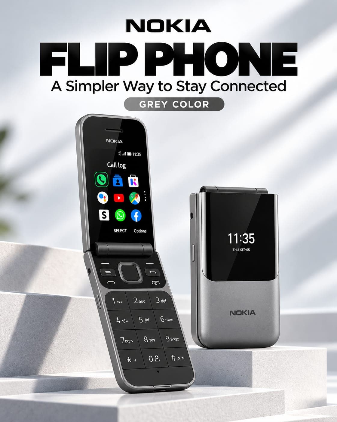 Nokia 2720 Flip thumbnail 3